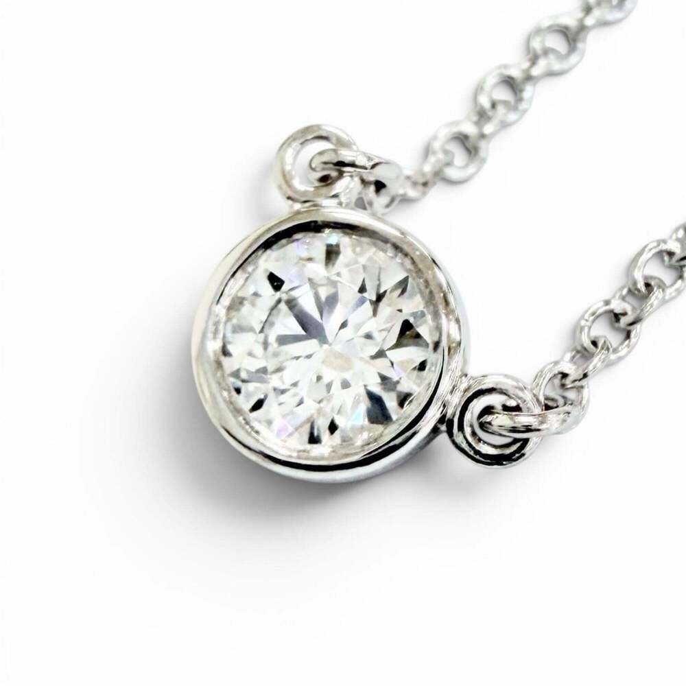TIFFANY Silver Diamond Necklace